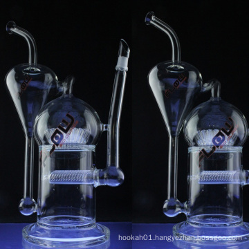 Glass Inline Perc Recycler Water Pipe for Daily Use (ES-GB-029)